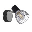 LAMPA ŚCIENNA KINKIET CANDELLUX MODO 91-61515 E14 CZARNY+CHROM