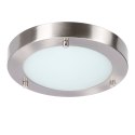 LAMPA SUFITOWA CANDELLUX AQUILA 12-69955 PLAFON G9 SATYNA NIKIEL IP44