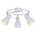 LAMPA SUFITOWA CANDELLUX FIDO 98-63380 SPIRALA E14 BIAŁY+CHROM