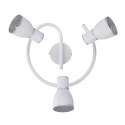 LAMPA SUFITOWA CANDELLUX FIDO 98-63380 SPIRALA E14 BIAŁY+CHROM