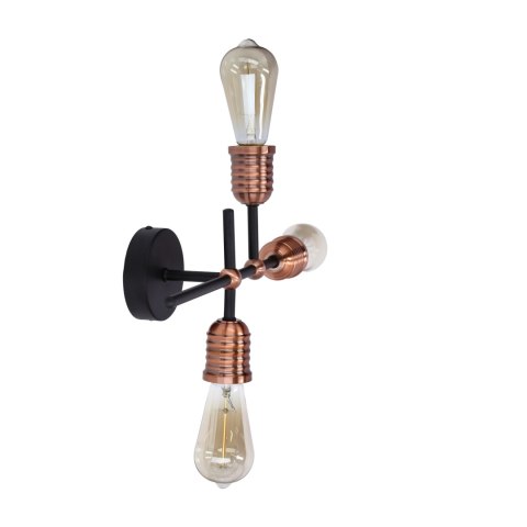 LAMPA SUFITOWA CANDELLUX KIRIMU 33-66893 E27 CZARNY