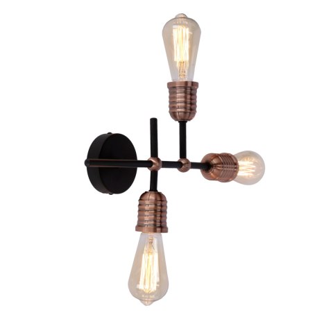 LAMPA SUFITOWA CANDELLUX KIRIMU 33-66893 E27 CZARNY