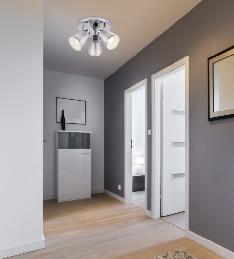 LAMPA SUFITOWA CANDELLUX PIN 98-70661 PLAFON E14 CHROM