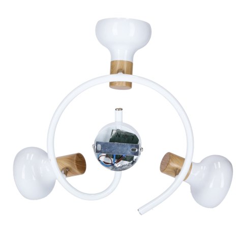 LAMPA SUFITOWA CANDELLUX PUERTO 98-62697 SPIRALA E14 BIAŁY