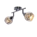 Lampa ścienna listwa 2X10W E14 LED chrom FORT 92-62819