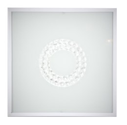 Lux plafon 29x29 16W LED 6500K biały mały ring