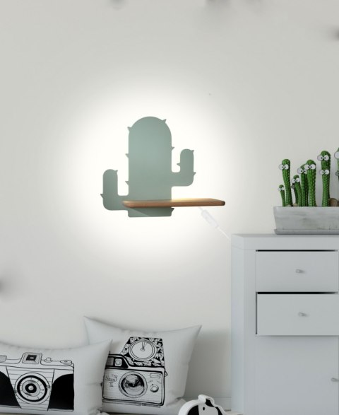 Lampa kinkiet półeczka LED przewód Cactus 21-00996