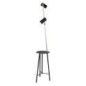 Lampa podłogowa czarno-złota 164cm Perret 52-00019