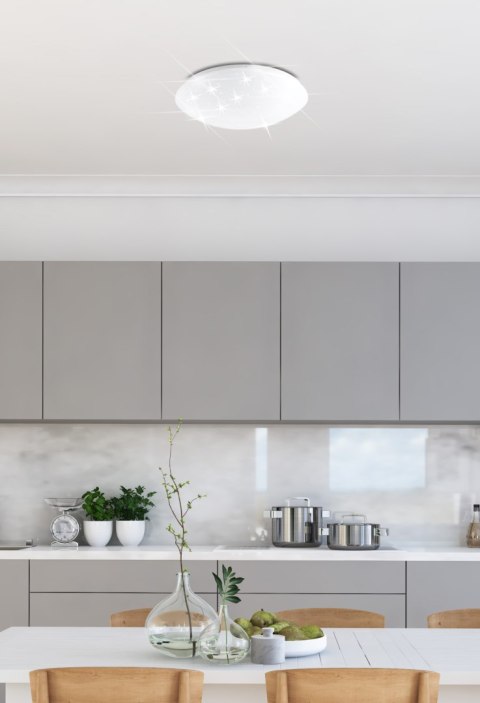 Plafon biały LED 38cm 4000K gwiezdne niebo Magnus 13-75178