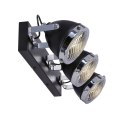 Crazy lampa sufitowa listwa czarny 3x15w gu10 klosz bezbarwny