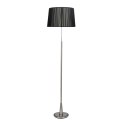 Dera lampa podłogowa satyna 1x60w E27 abażur czarny