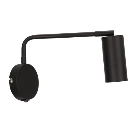 Kinkiet czarny ruchomy z włącznikiem Tina 21-76830