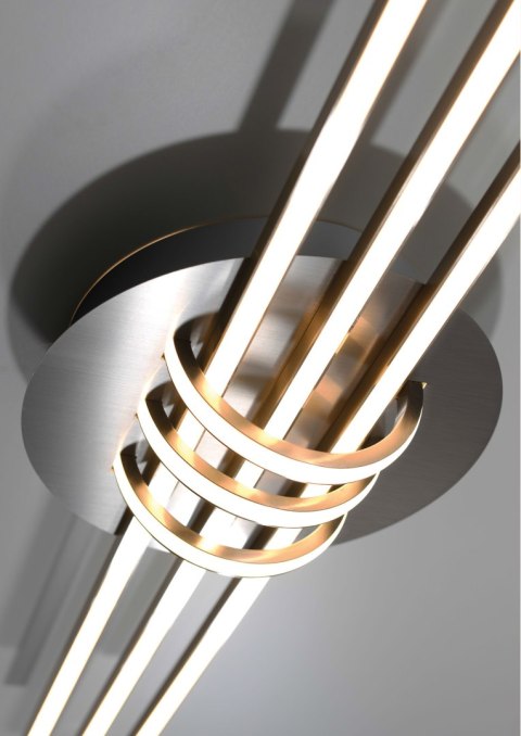 LAMPA PLAFON CANDELLUX APETI NAKSOS LED SATYNA NIKIEL 4000K