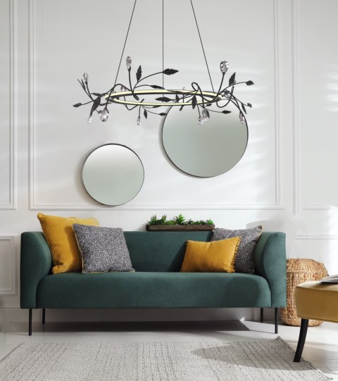 LAMPA SUFITOWA WISZĄCA CANDELLUX APETI GIAROS LED CZARNY 4000K