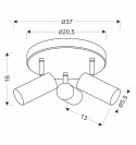 Lampa biała sufitowa talerz 3x15W Colly 98-01627