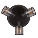 Lampa sufitowa plafon kawowe złoto bursztyn 3x40W Canabera Candellux 98-83098