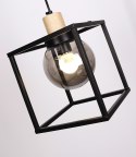 Lampa wisząca czarna metalowa dymiona Retro 2 31-00743