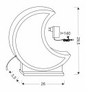 Moon lampa stołowa dla dziecka led iq kids złoty