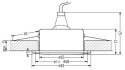 OPRAWA STROPOWA CANDELLUX 2258928 SH-12 IP65 MR16