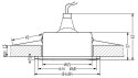 OPRAWA STROPOWA CANDELLUX 2258935 SH-13 IP65 MR16