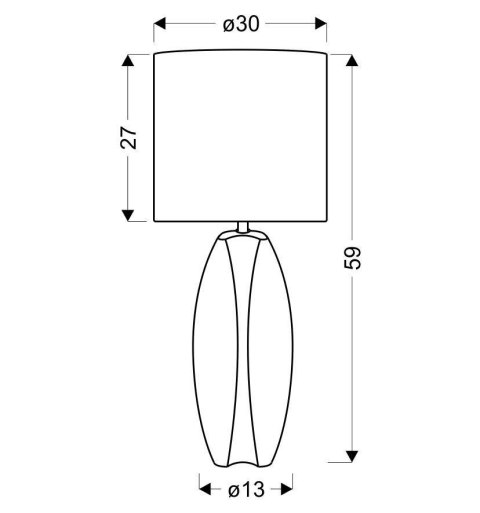 PALMA 2 H-59 LAMPA GABINETOWA 1X60W E27