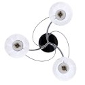 Prego lampa sufitowa chromowy E27 klosz bezbarwny 33-09456