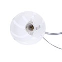 Prego lampa sufitowa chromowy E27 klosz bezbarwny 33-09456