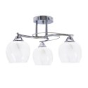 Prego lampa sufitowa chromowy E27 klosz bezbarwny 33-09456