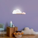 Cloud lampa kinkiet 5W LED 4000K iq kids biały+różowy