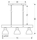 LAMPA WISZĄCA CZARNA VARIO 33-73471 CANDELLUX