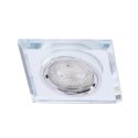 SS-22 CH/TR+BL GU10 50W+led smd 2,1W niebieski 230V chrom opr. strop. stała kwa