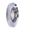 SS-23 CH/TR+BL GU10 50W+led smd 230V niebieski 2,1W chrom opr. strop. stała okr