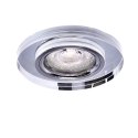 SS-23 CH/TR+WH GU10 50W+led smd 230V biały 2,1W chrom opr. strop. stała okrągła