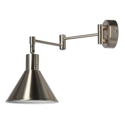 Copenhagen lampa kinkiet 1x40W E14 satyna