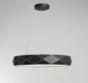 Lampa wisząca Reus 1xLED czarna LP-8069/1P LED BK