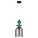 Lampa wisząca Tropea 1xE27 dymna, średnia LP-2004/1P M SM