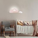 Cloud lampa kinkiet 5W LED 4000K iq kids różowy+biały