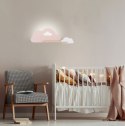 Cloud lampa kinkiet 5W LED 4000K iq kids różowy+biały