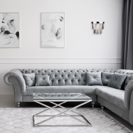 Kinkiet Vetro 1xE14 transparentna/srebrna LP-2910/1W