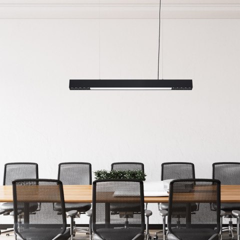 Lampa wisząca Cali M LED CCT Tuya czarna LP-1301/1P M BK Smart