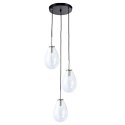 Lampa wisząca Fondi 3xE14 transparentna LP-1214/3P