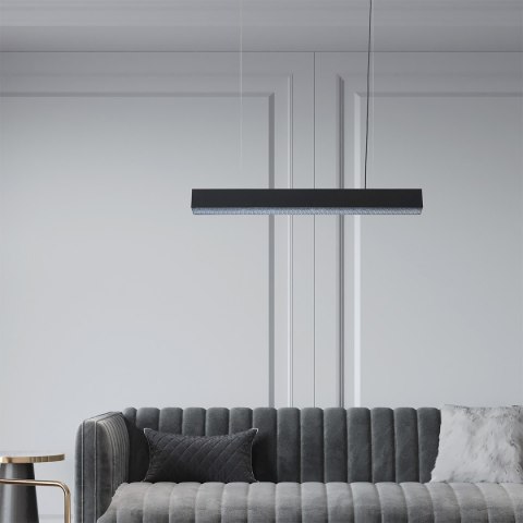 Lampa wisząca Mira M LED CCT Tuya czarna LP-1201/1P M BK Smart