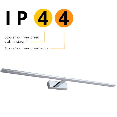 Kinkiet Isla duży 1xLED chrom IP44 GS-LWB-20W CH CCT