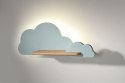 Cloud lampa kinkiet 5W LED 4000K iq kids niebieski