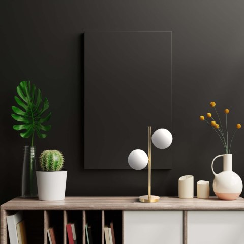 Lampa stołowa, biurkowa złota, białe kule Dorado LP-002/2T