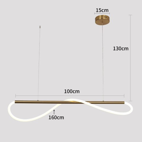 Lampa wisząca Meleca S LP-2345/1P S BK