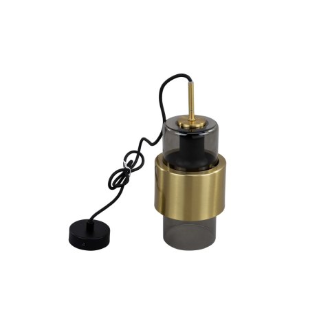 Lampa wisząca Miele złota/dymna LP-866/1P L SM/GD