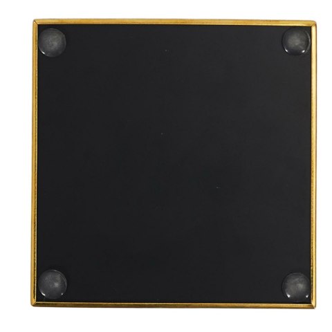 Podstawka lustrzana kwadratowa złota