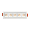 Lampa liniowa Led podtynkowa 10W 3000K BIAŁA JDL-5T