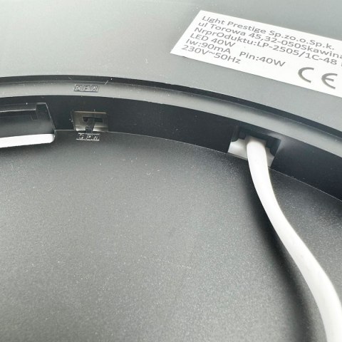 California plafon 40cm czarny